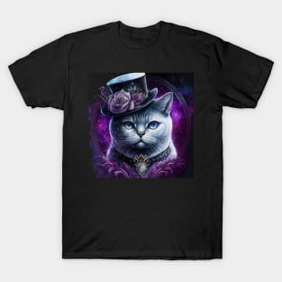 White British Shorthair With A Hat T-Shirt